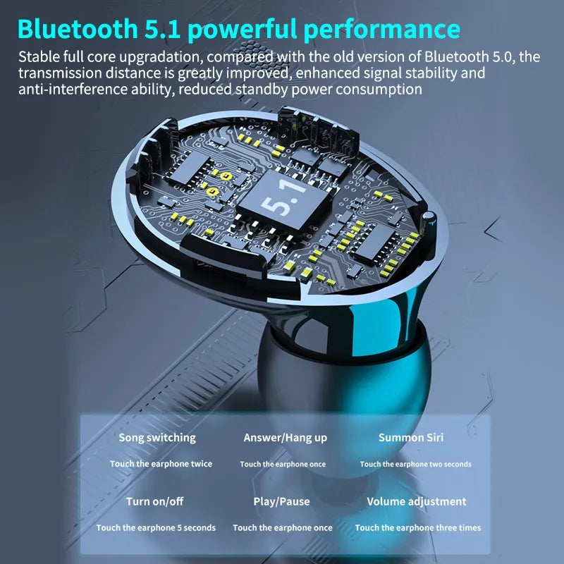 M10 Wireless Bluetooth Earbudsv5.1 with power bank