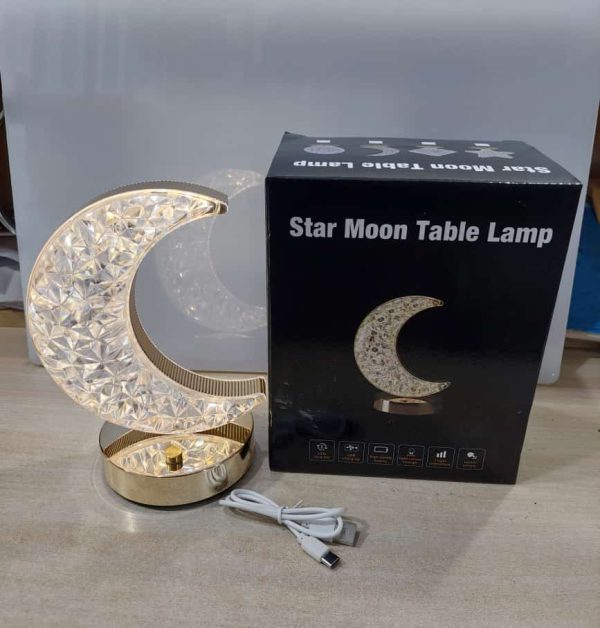 Moon Table Lamp Usb Chargeable (3 Shades)